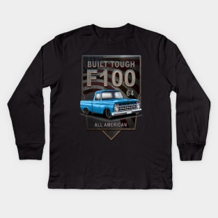 F100 American Pickup Kids Long Sleeve T-Shirt